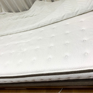 【美品】使用期間2ヶ月！セミダブルポケットコイルマットレスの画像