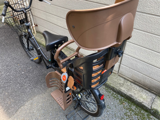 【子供乗せ自転車】ヘッドレスト付チャイルドシート搭載limini+