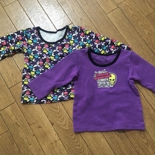 【ベビー】長袖Tシャツ 2枚 80