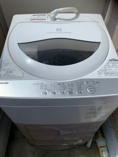 2019年製造　TOSHIBA洗濯機