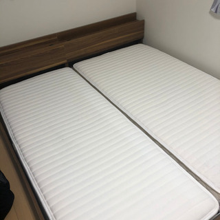 ベッド マットレス付き キングサイズ