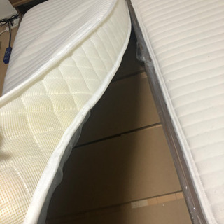 ベッド マットレス付き キングサイズの画像