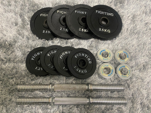 ダンベル2本 重さ調整できます