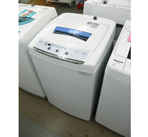 西岡店 安い! 洗濯機 4.5kg 2015年製 ARION AS-500W ステンレス槽 エンプレイス アリオン 全自動洗濯機