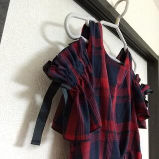 CECIL McBEEオフショルダーミニワンピース【M】の画像
