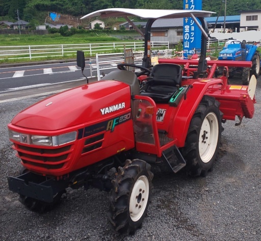 値下げしました！鹿児島発　ヤンマー23馬力ディーゼルエンジントラクターAF230　タイヤ4本新品　パワステ　モンローオート