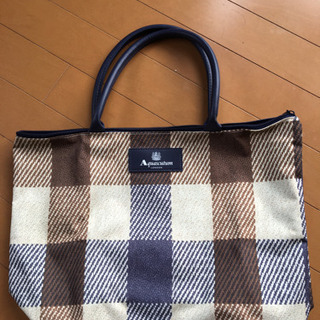 チャック付きトートバッグ