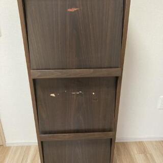 マガジン　ラック　三段　棚 本棚の画像