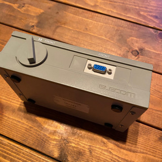 ELECOM コネクタ　DTSF3-VGA  フロントアクセス切り替え