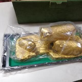 置物　黄金羊　般若純一郎作の画像