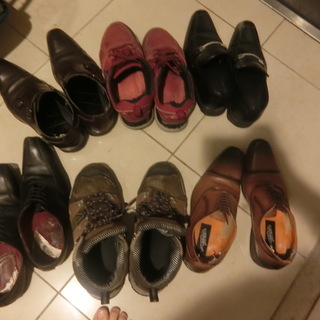使い古しの靴　6足　26.5ｃｍ　男性用