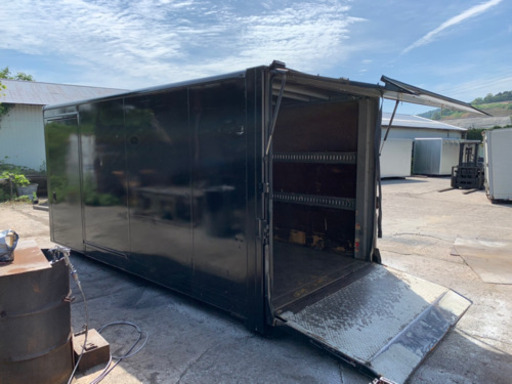 No.367 アルミバン 3ｔ アルミ箱 バイク倉庫 トラックコンテナ コメ保管庫 物置 DIY