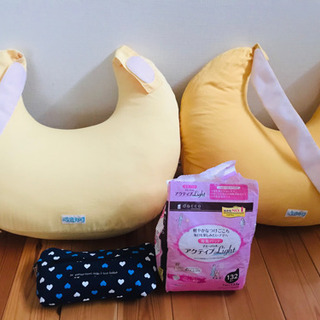 【お取引決定】授乳クッション・ケープ【美品】・母乳パッド※クッシ...