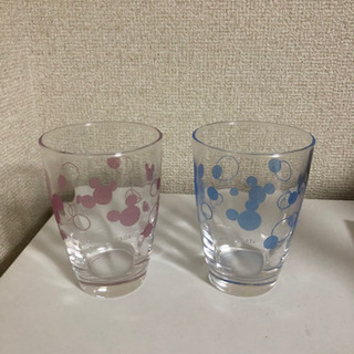 ミッキー、ミニーのグラス