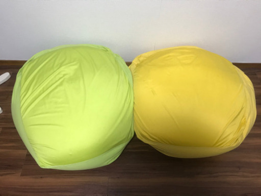 ビーズクーション　体にフィットするソファ　2個
