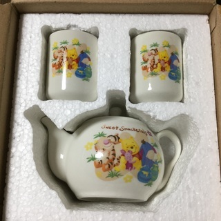 ディズニー　プーさん　ティーポット(急須)セット　新品未使用の画像