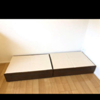 □無印良品□ ベッド下収納　引き出し　2個の画像