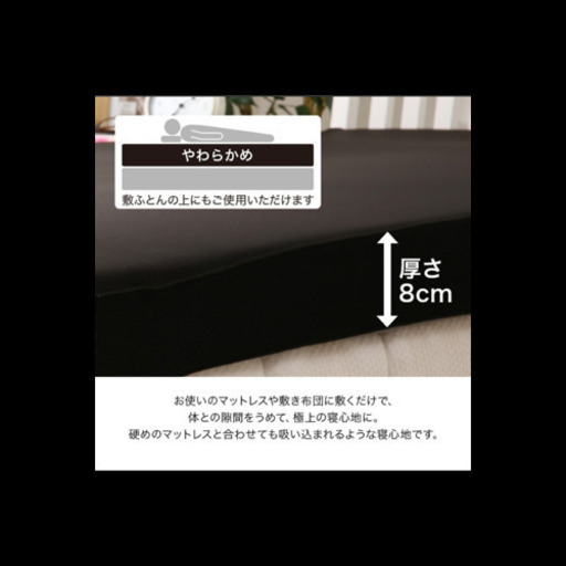 ☆ニトリ　低反発マットレス　セミダブル