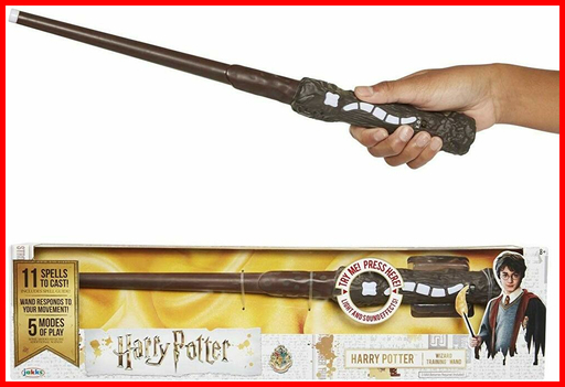 【新品・未使用】HARRY POTTER 魔法の杖 ハリーポッター ウィザード ワンド 光る 11種類の効果音 5つのモード