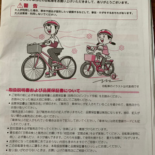 ジュニア自転車　20インチ　ブリジストンの画像