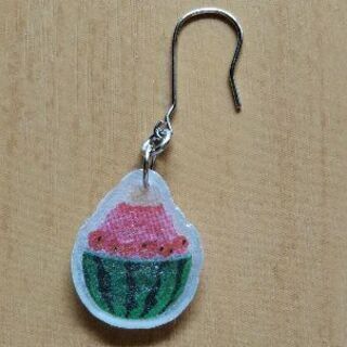 【50円】スイカのスウィーツピアス🍉