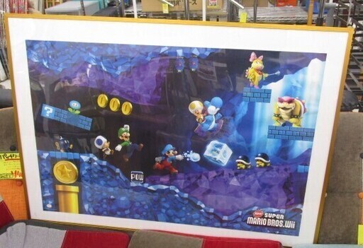 new スーパーマリオブラザーズ Wii ポスター NB877