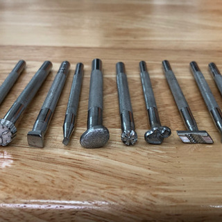 【お取引中】レザーカービング　道具一式の画像