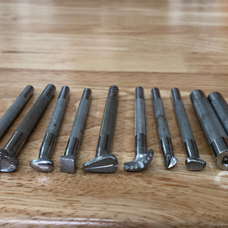 【お取引中】レザーカービング　道具一式の画像