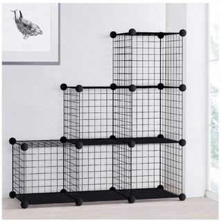 「新品」収納ラック　収納棚　組み立て式　ブラック　衣類ケース