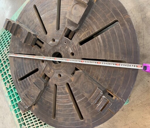 旋盤用　面盤　直径1000ｍｍ　チャック　中古