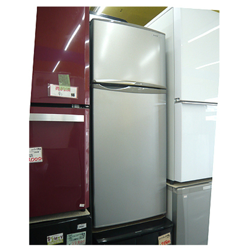 札幌 安い!【シャープ 2ドア冷蔵庫 118L 2012年製】直冷式 SJ-H12W-S シルバー系 銀色系 右開き 単身者 SHARP 100Lクラス 本郷通店
