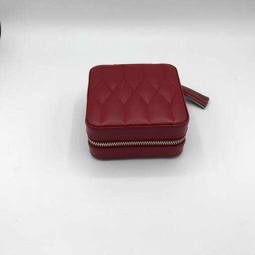 【国内正規品】WOLF Caroline レザージュエリーポーチ (レッド)