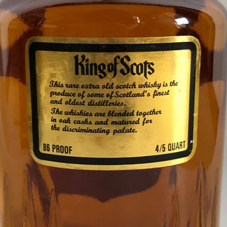 〈古酒〉King of scots スコッチウィスキーの画像