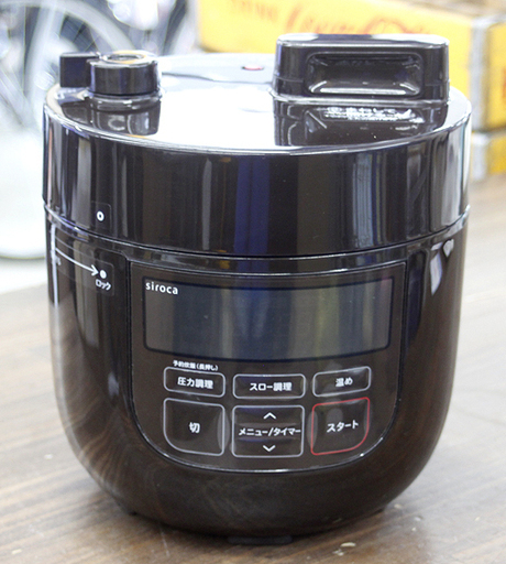 札幌 引き取り siroca シロカ 電気圧力鍋 SP-D131 2019年製 時短家電