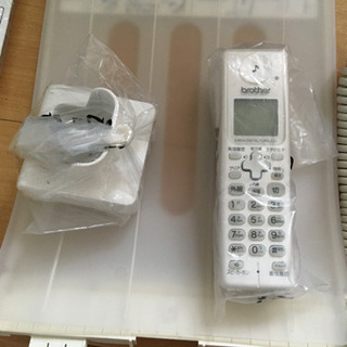 FAX 電話機【brother】ファクシミリ 子機新品未使用 ブラザーファックスの画像