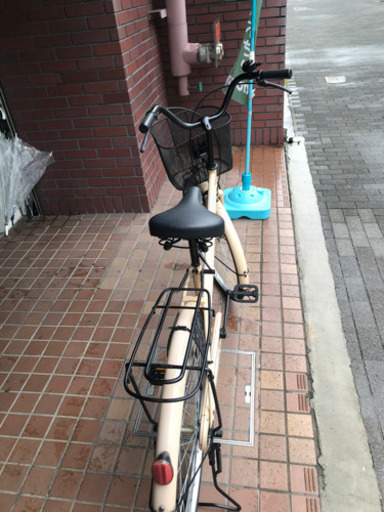★美品★26インチ　ママチャリ　ベージュ色