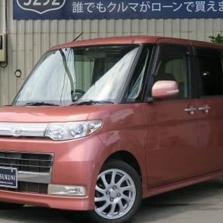 女性におススメ★可愛いカラーで小回りのきく軽自動車(^^♪ダイハツのタントカスタム！！の画像