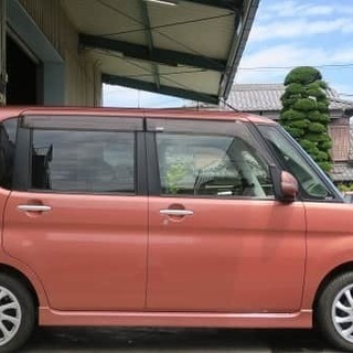 女性におススメ★可愛いカラーで小回りのきく軽自動車(^^♪ダイハツのタントカスタム！！の画像