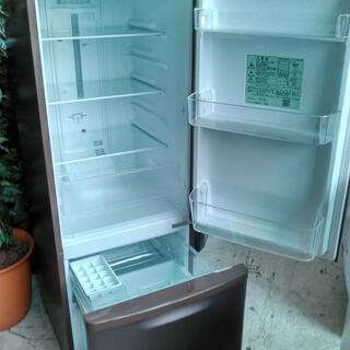安心の一年保証！冷蔵庫 2ドア 　Panasonic/パナソニック　168L　2018年製　茶　NR-B17AW-T　No.1320061302　　ガーランド草加の画像