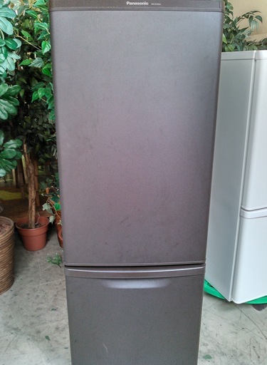 安心の一年保証！　冷蔵庫　2ドア　Panasonic/パナソニック　2019年製　168L　茶　NR-B17BW-T　No.1320052001　ガーランド草加