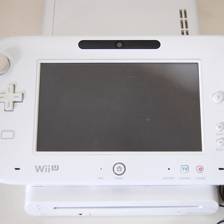 ジャンク扱い WiiU 本体 8GB ゲームパッド難あり リモコン+センサーバー付属 ベーシックセット 任天堂 ☆ 札幌市 清田区 平岡の画像