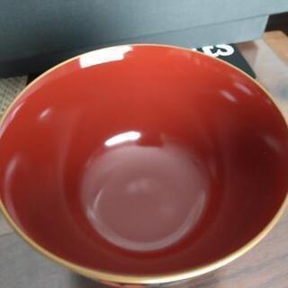 新品！山中漆器  お椀セット５人分 森英恵さんプロデュース の画像