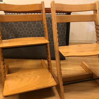 STOKKE 子供用チェア2脚あげます。