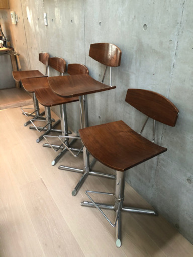 椅子5脚セット(高さ調整有り)