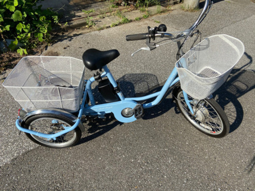 値下げしました。電動三輪自転車　電動アシスト　高齢者　売ります