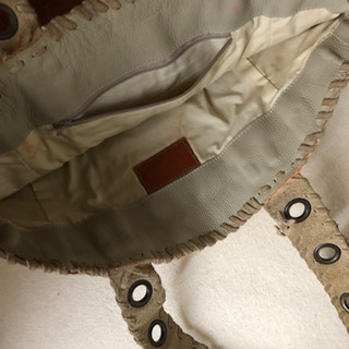 robita👜 綺麗な色のハラコ&ソフトレザーバッグ の画像