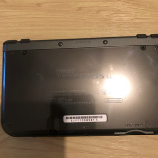 new NINTENDO 3dsLL ブラックの画像