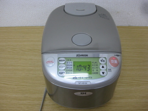 ZOJIRUSHI 象印 IH炊飯ジャー 極め炊き NP-HB10K 1.0L 5.5合炊き 2007年製