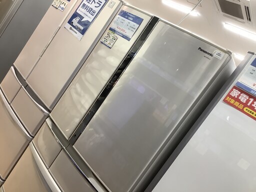 安心の6ヶ月動作保証付！ Panasonic（パナソニック）の大型6ドア冷蔵庫です!