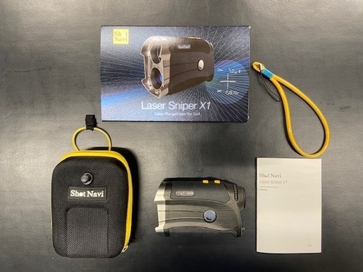 ShotNavi レーザー距離計測器 Laser Sniper X1 　ブラック